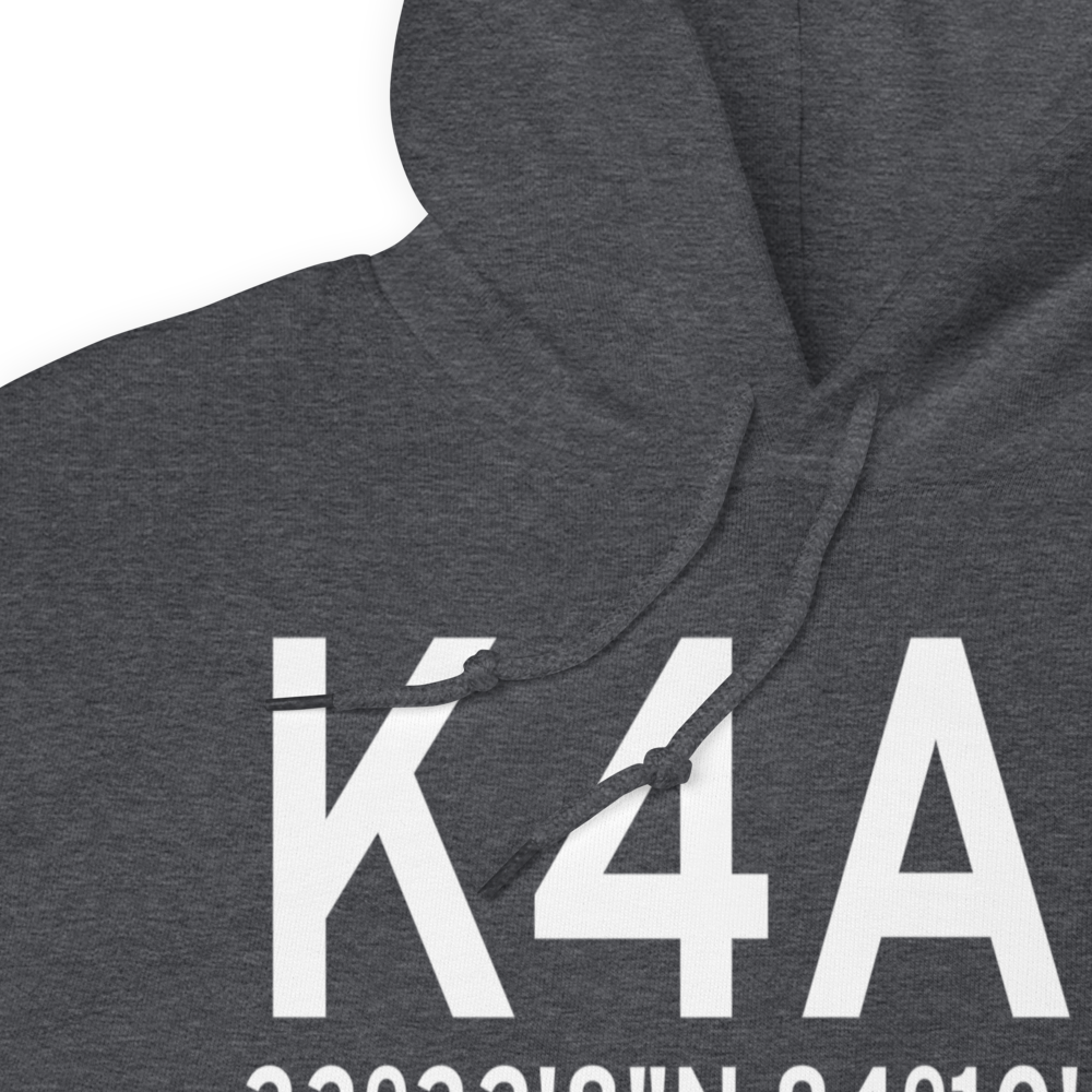 Berry Hill Airport (K4A0) ICAO Hoodie Sweatshirt 