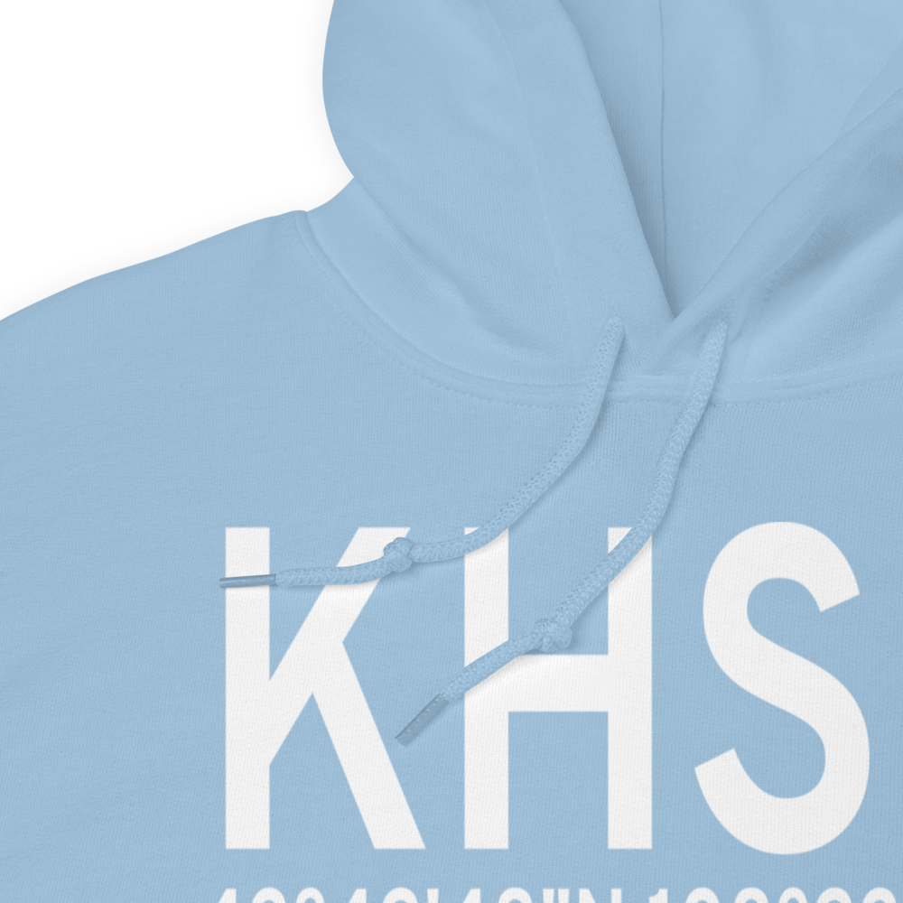 Hot Springs County Airport (KHSG) ICAO Hoodie Sweatshirt 