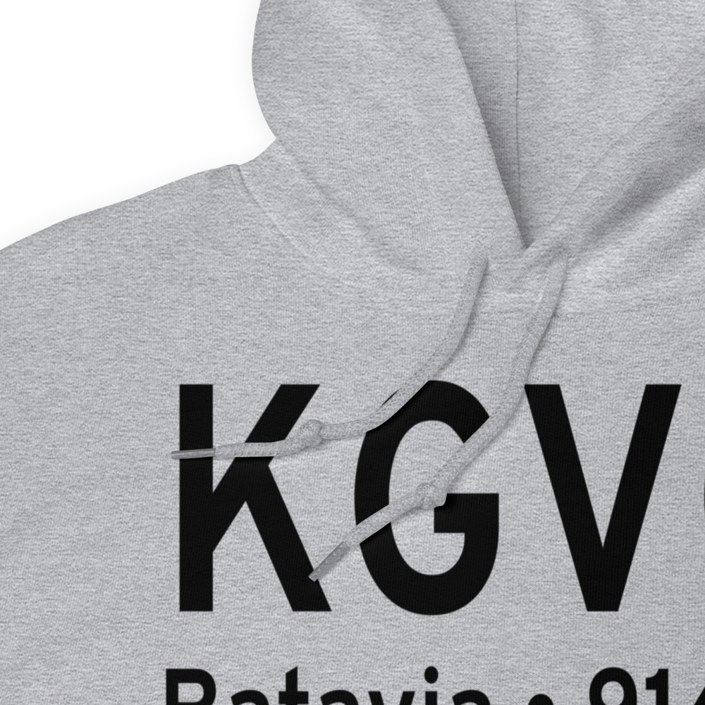 Genesee County Airport (KGVQ) ICAO Hoodie Sweatshirt 