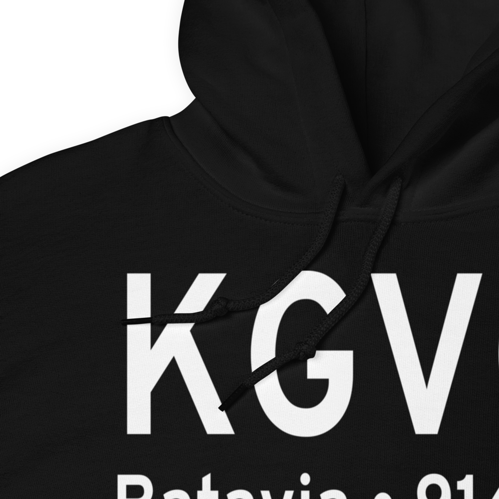 Genesee County Airport (KGVQ) ICAO Hoodie Sweatshirt 