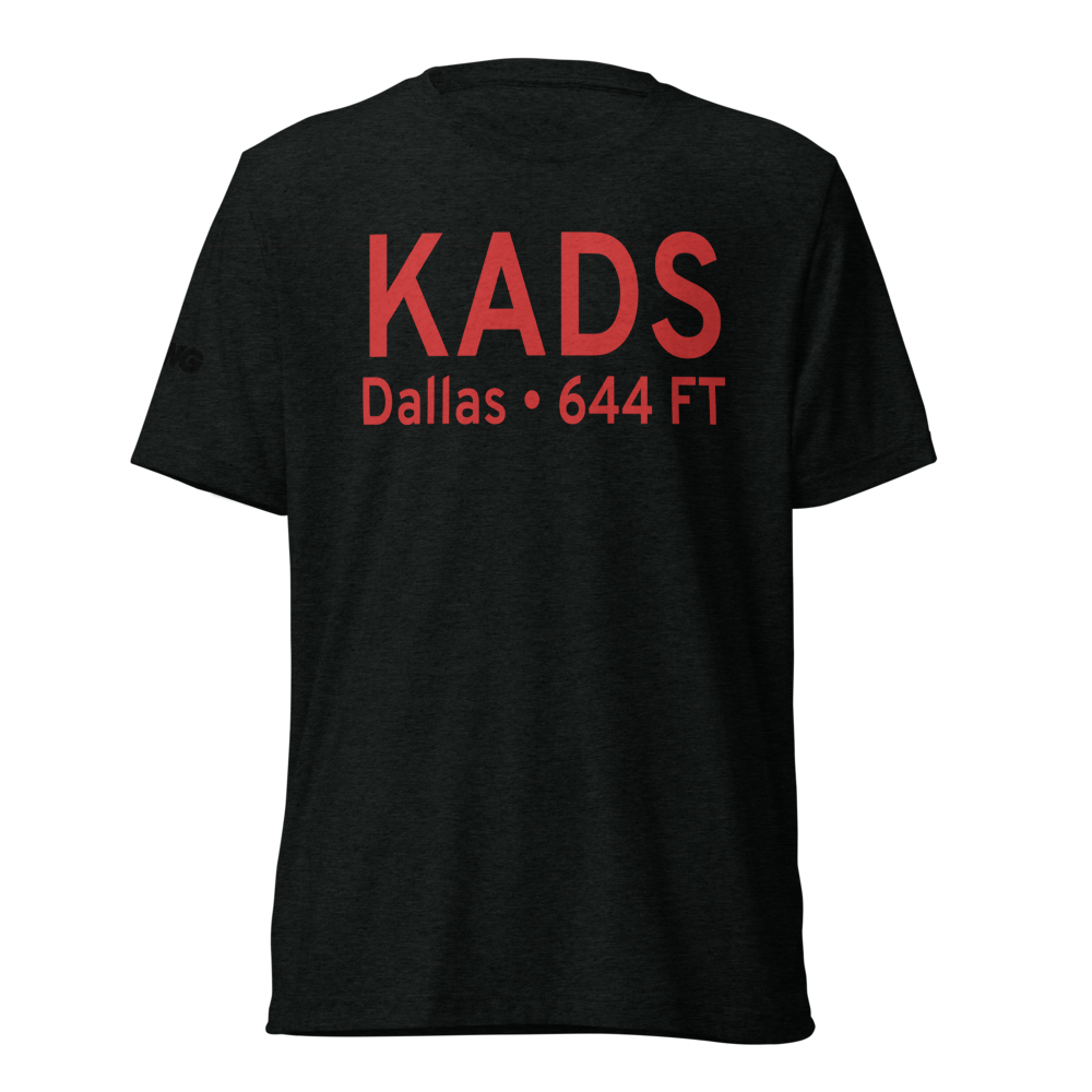 Addison Airport (KADS) ICAO Tri-blend T-Shirt 