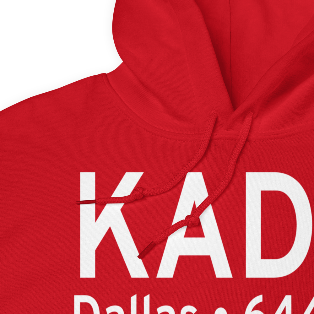 Addison Airport (KADS) ICAO Hoodie Sweatshirt 