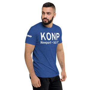 Newport Municipal Airport (KONP) ICAO Tri-blend T-Shirt