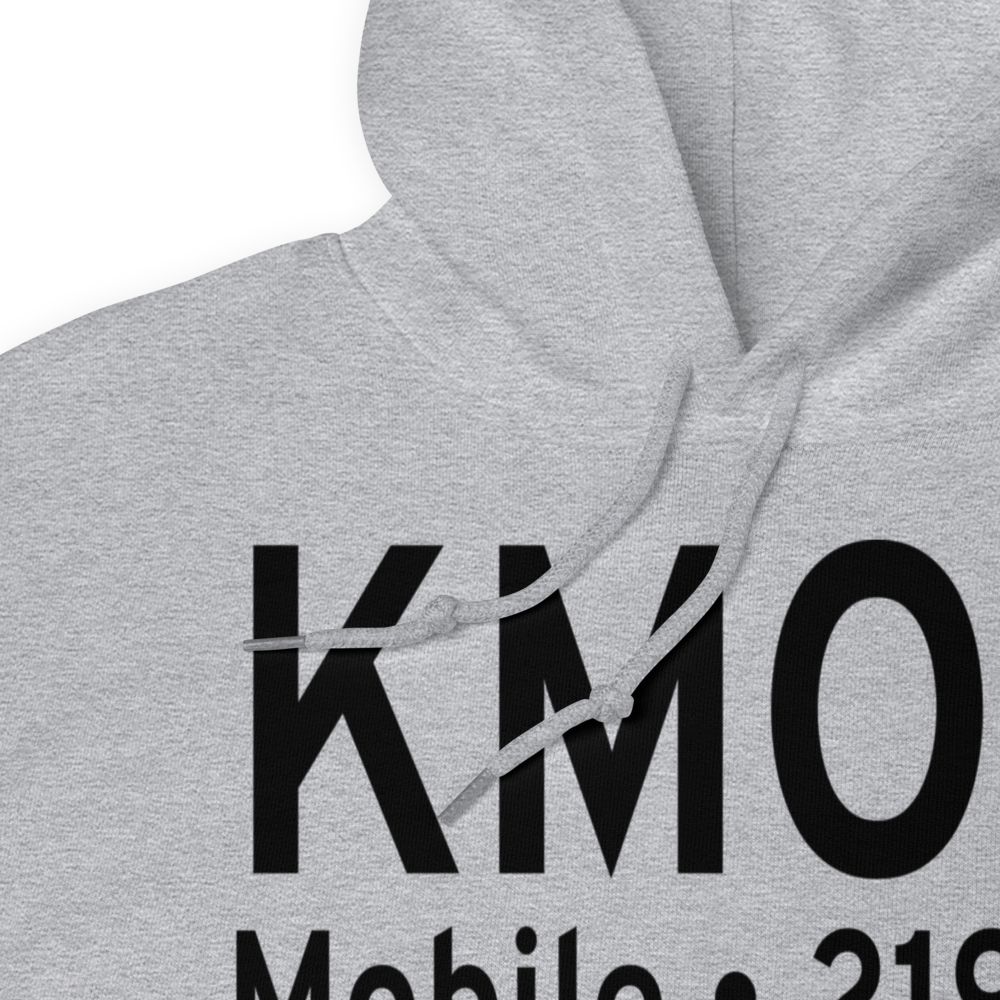 Mobile Regional Airport (KMOB) ICAO Hoodie Sweatshirt 