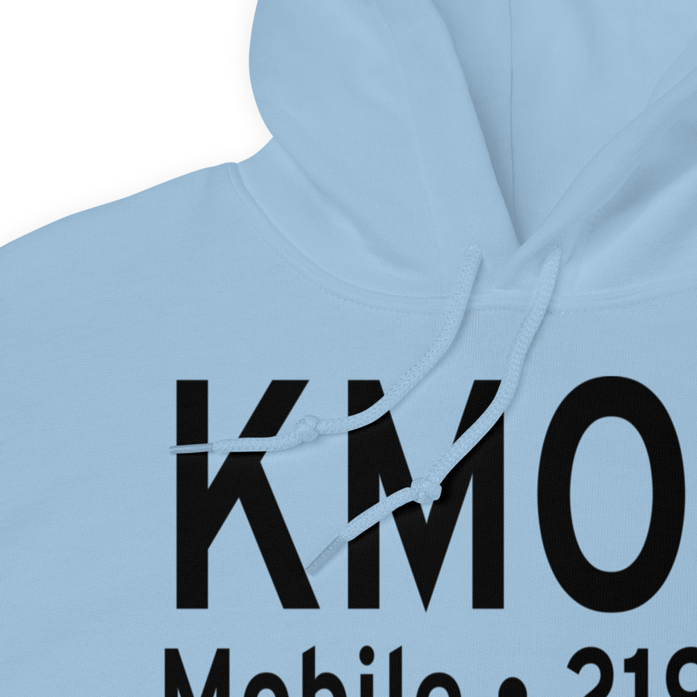 Mobile Regional Airport (KMOB) ICAO Hoodie Sweatshirt 