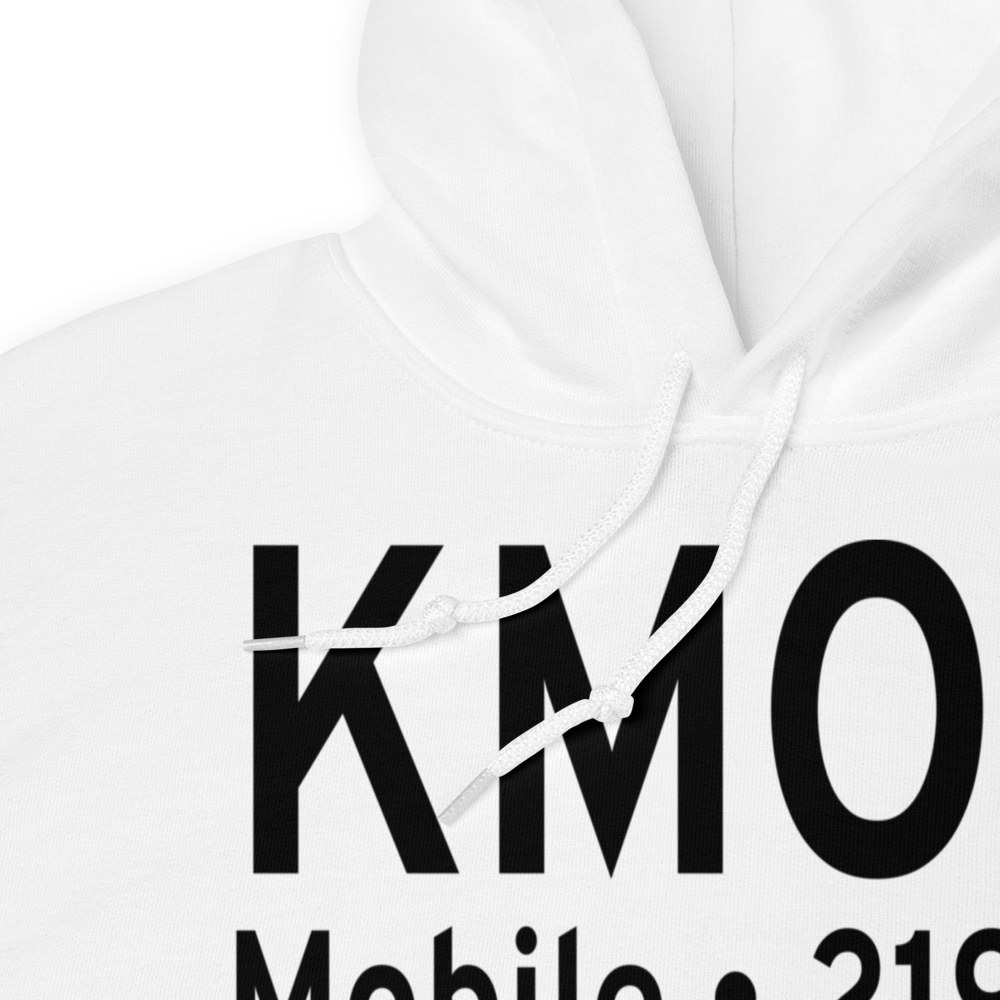 Mobile Regional Airport (KMOB) ICAO Hoodie Sweatshirt 