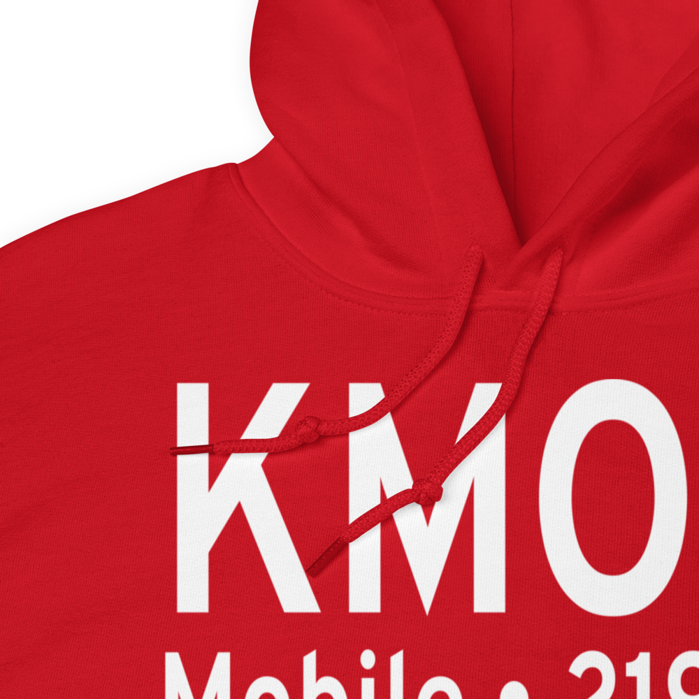 Mobile Regional Airport (KMOB) ICAO Hoodie Sweatshirt 