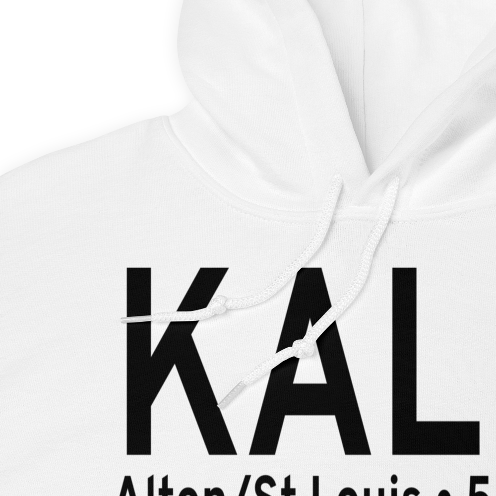St Louis Regional Airport (KALN) ICAO Hoodie Sweatshirt 