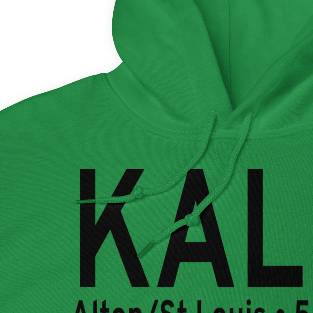 St Louis Regional Airport (KALN) ICAO Hoodie Sweatshirt 