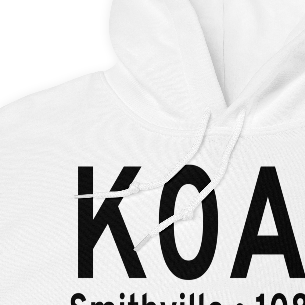 Smithville Municipal Airport (K0A3) ICAO Hoodie Sweatshirt 