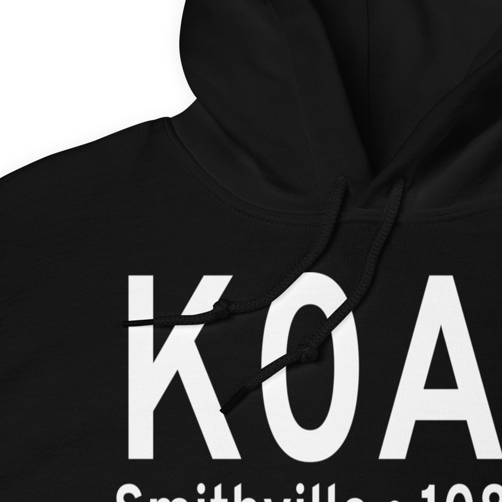 Smithville Municipal Airport (K0A3) ICAO Hoodie Sweatshirt 