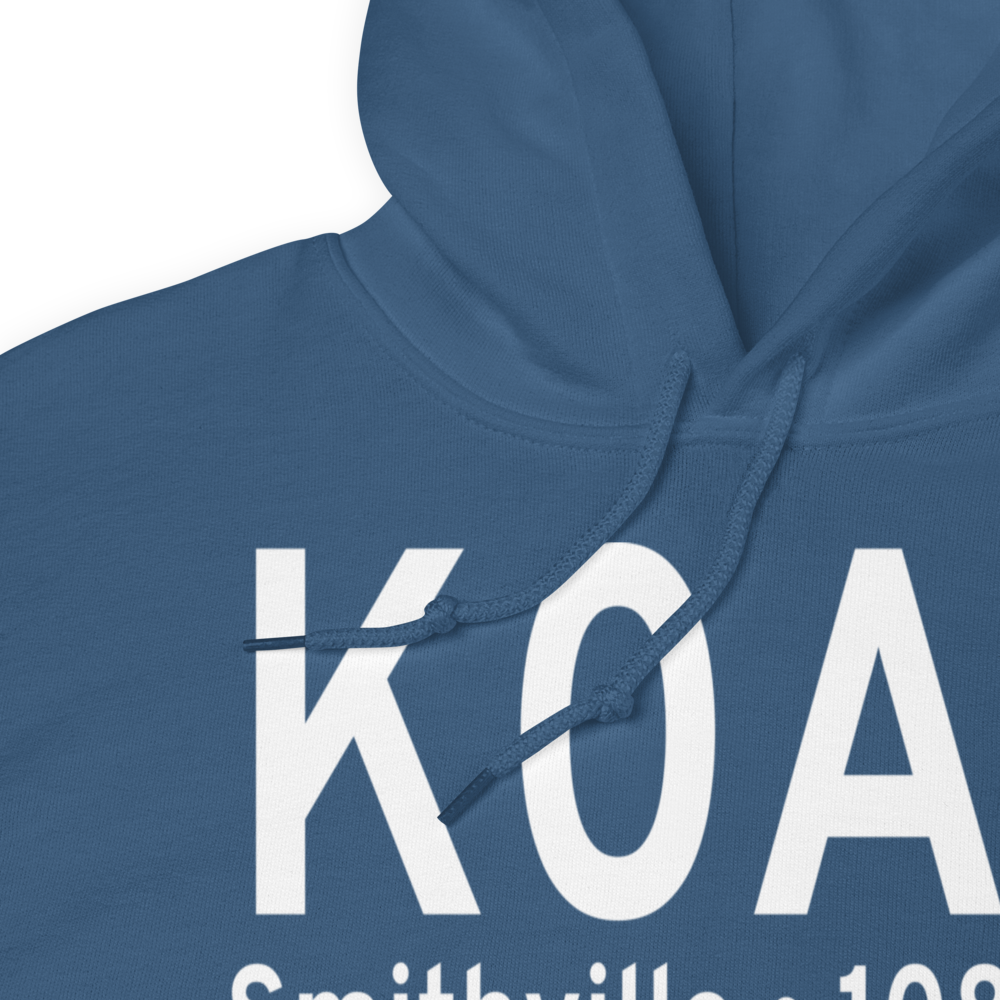 Smithville Municipal Airport (K0A3) ICAO Hoodie Sweatshirt 