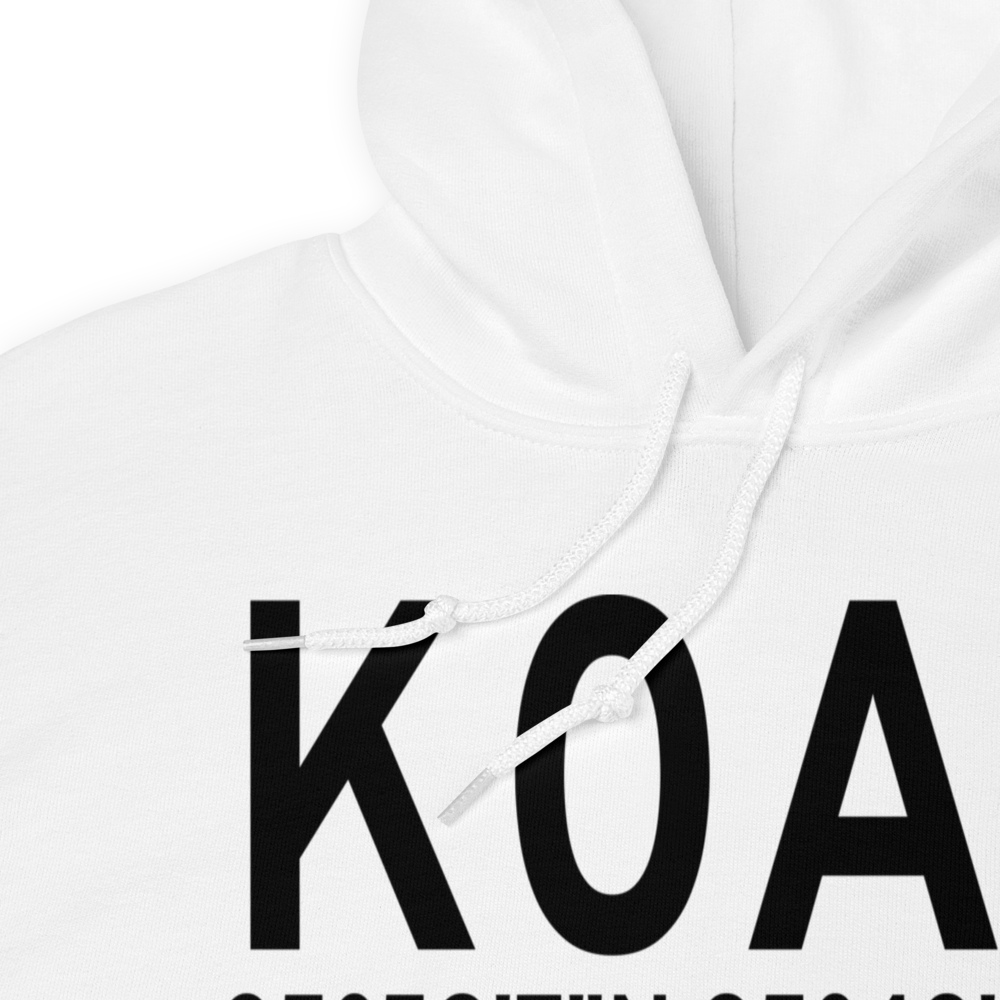 Smithville Municipal Airport (K0A3) ICAO Hoodie Sweatshirt 