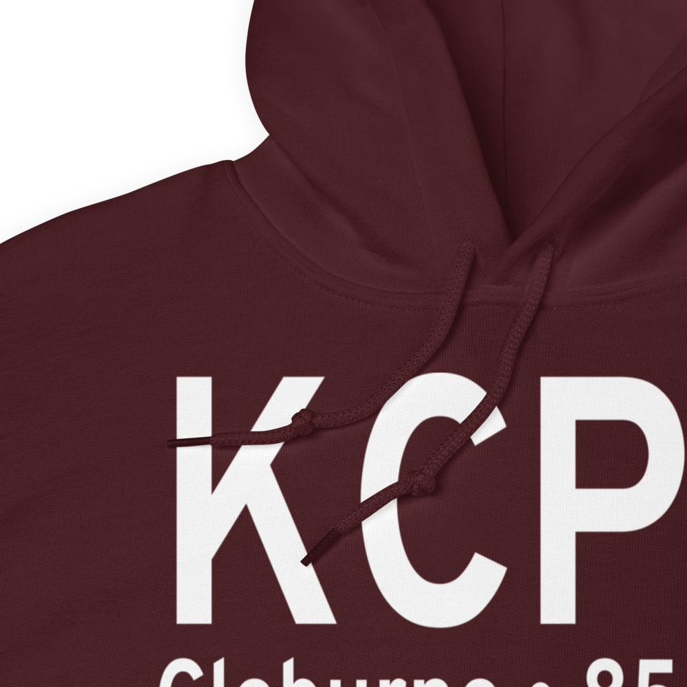 Cleburne Municipal Airport (KCPT) ICAO Hoodie Sweatshirt 