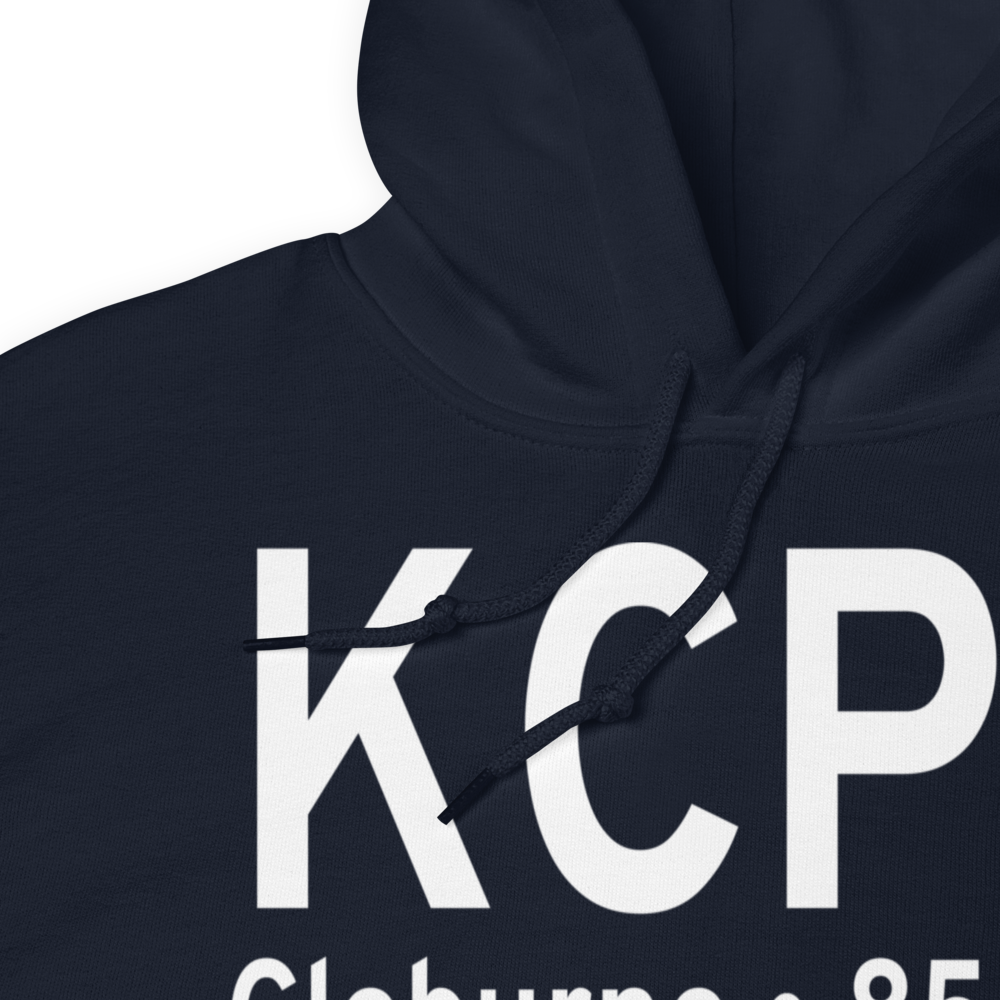 Cleburne Municipal Airport (KCPT) ICAO Hoodie Sweatshirt 