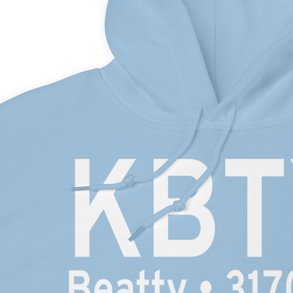 Beatty Airport (KBTY) ICAO Hoodie Sweatshirt 