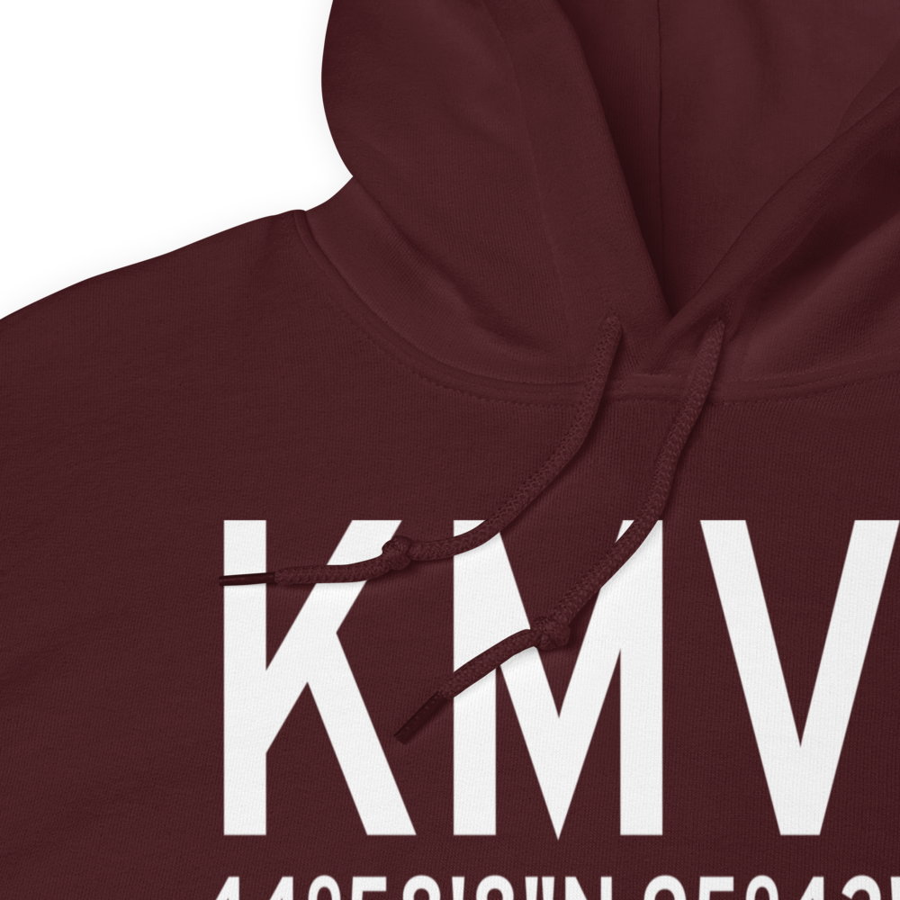 Montevideo Chippewa County Airport (KMVE) ICAO Hoodie Sweatshirt 