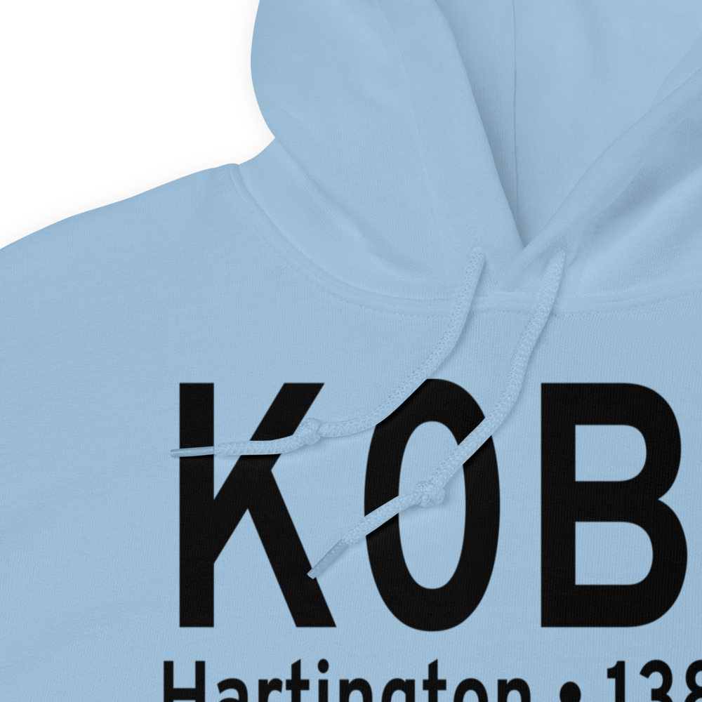 Hartington Municipal Airport (K0B4) ICAO Hoodie Sweatshirt 