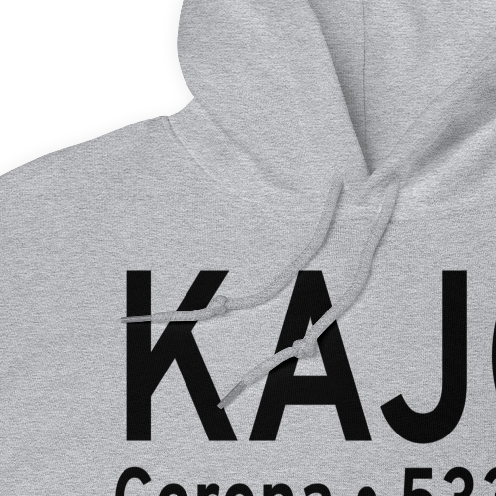 Corona Municipal Airport (KAJO) ICAO Hoodie Sweatshirt 