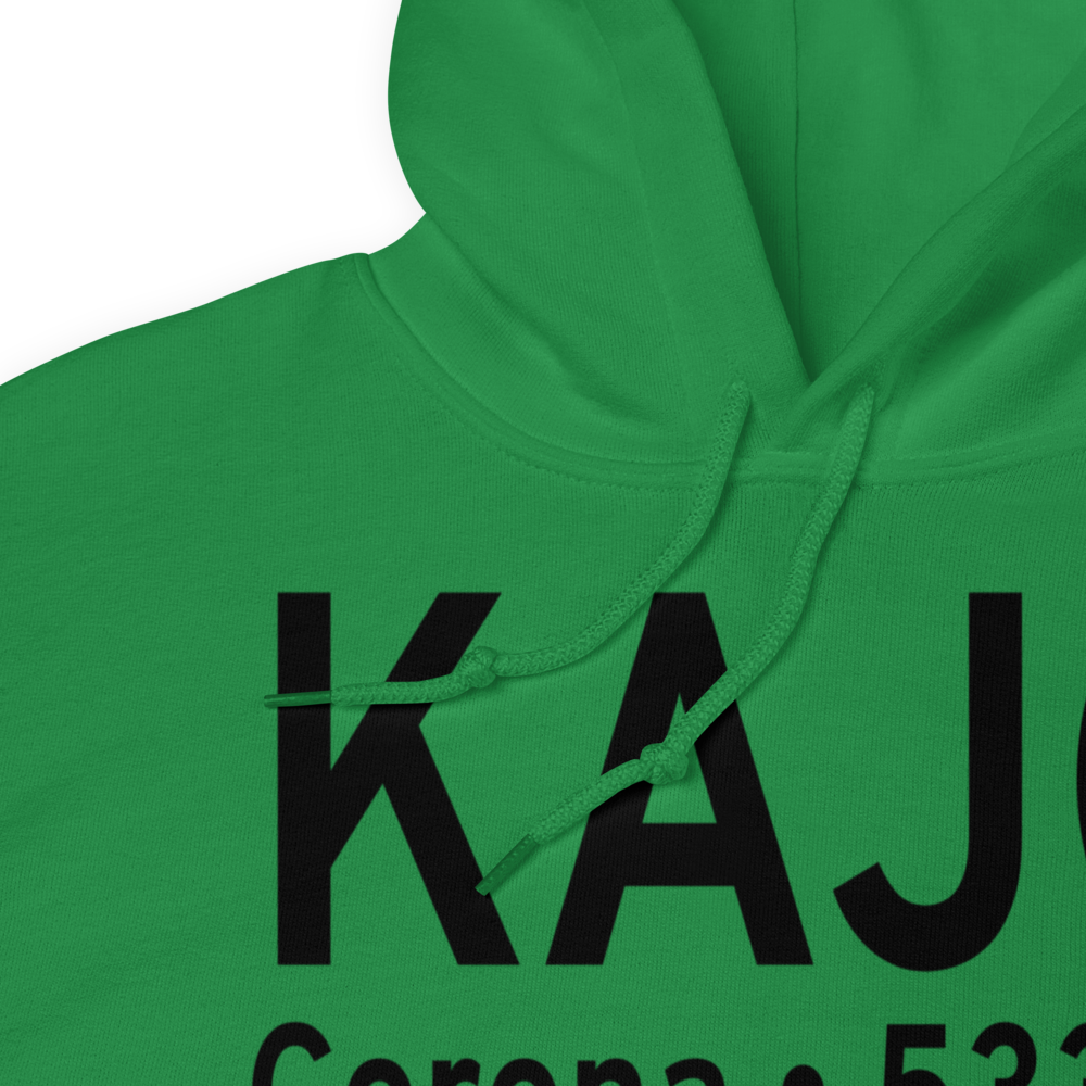 Corona Municipal Airport (KAJO) ICAO Hoodie Sweatshirt 