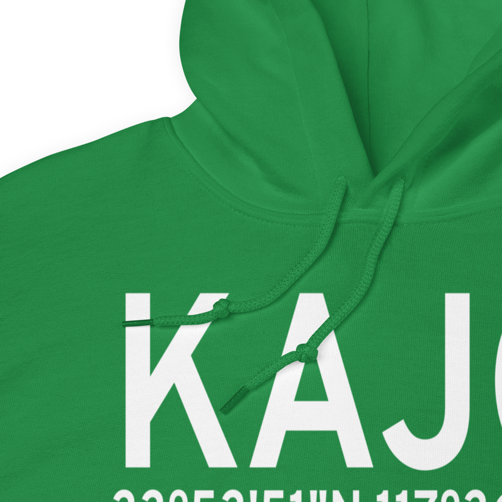 Corona Municipal Airport (KAJO) ICAO Hoodie Sweatshirt 