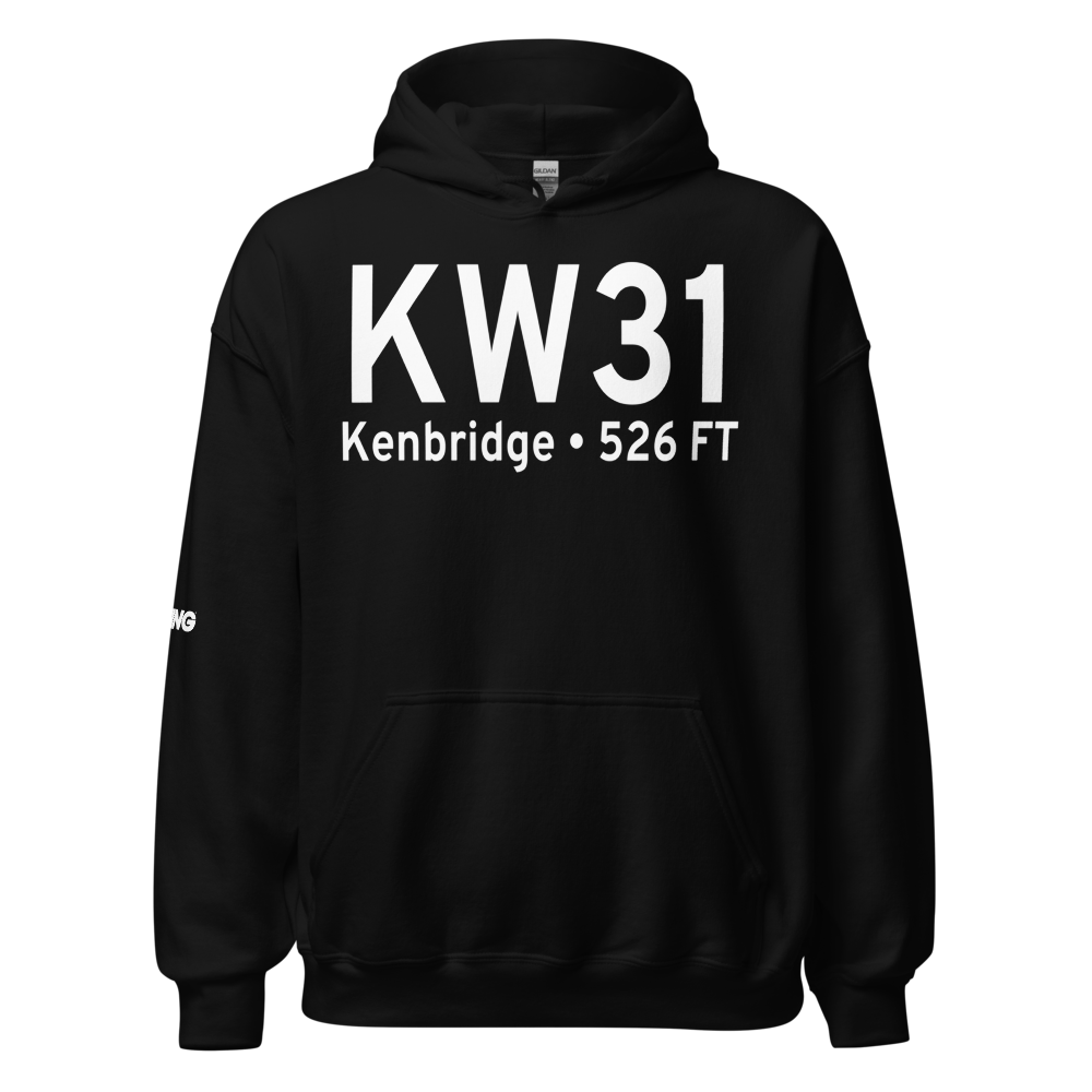 Lunenburg County Airport (KW31) ICAO Hoodie Sweatshirt 
