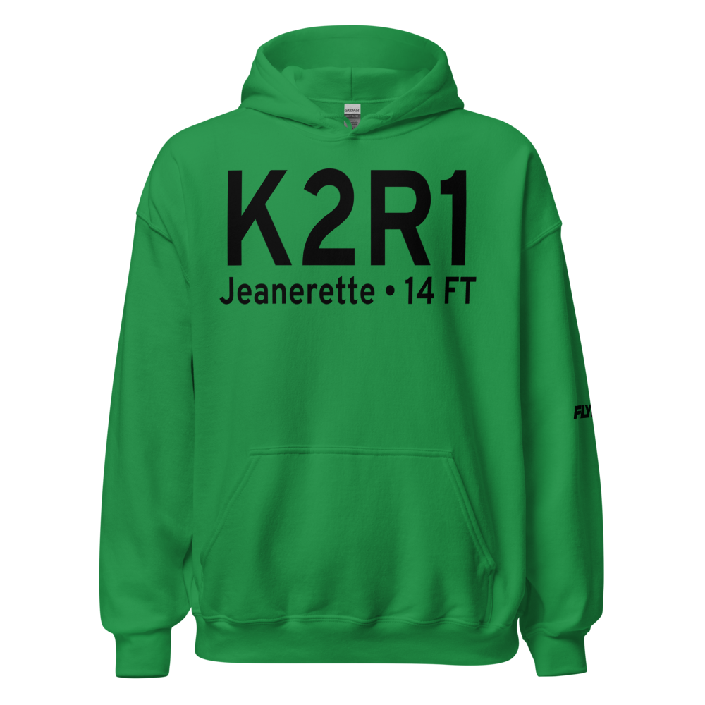Le Maire Memorial Airport (K2R1) ICAO Hoodie Sweatshirt 