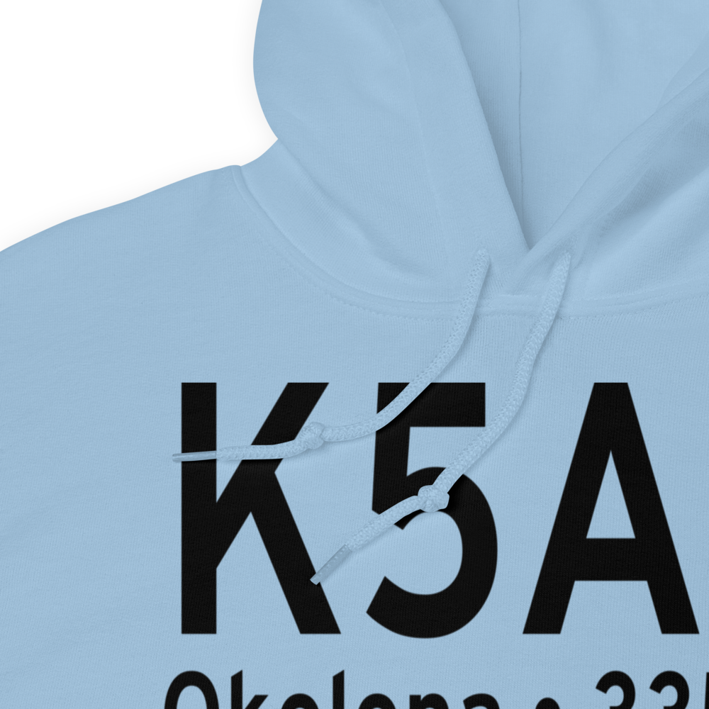 Okolona Municipal-Richard Stovall Field (K5A4) ICAO Hoodie Sweatshirt 