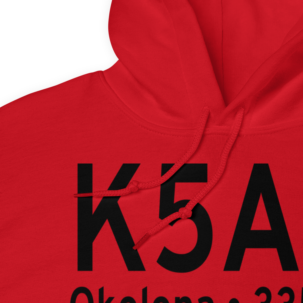 Okolona Municipal-Richard Stovall Field (K5A4) ICAO Hoodie Sweatshirt 