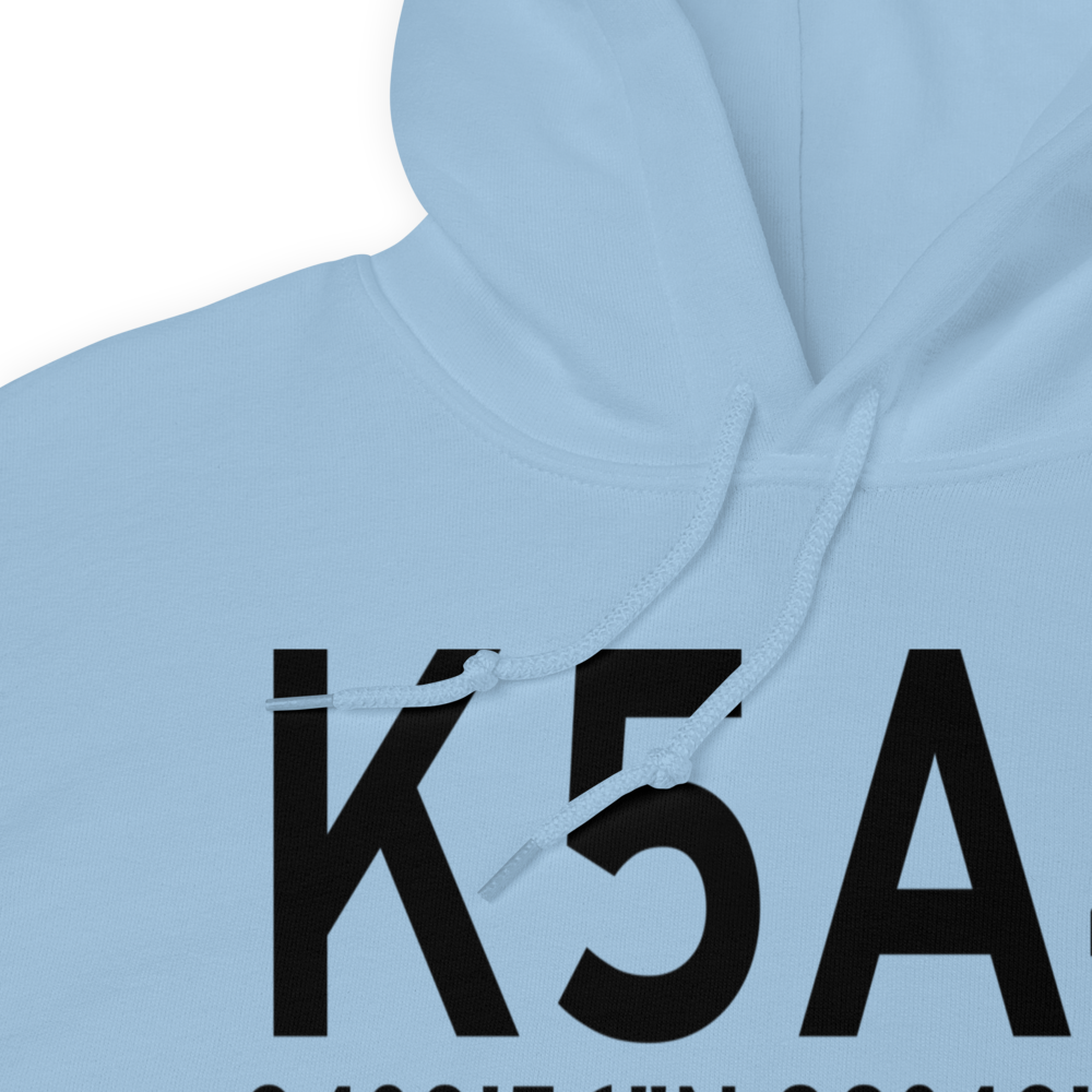 Okolona Municipal-Richard Stovall Field (K5A4) ICAO Hoodie Sweatshirt 