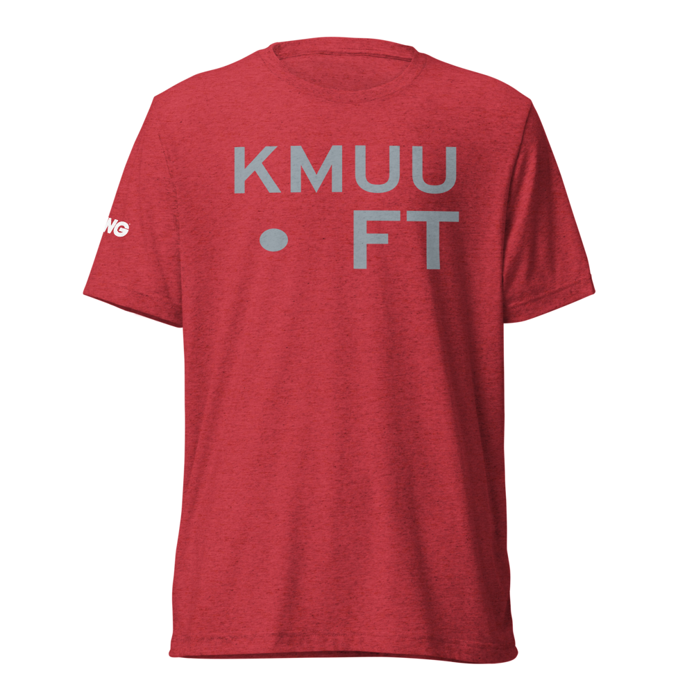 Huntingdon County Airport (KMUU) ICAO Tri-blend T-Shirt 