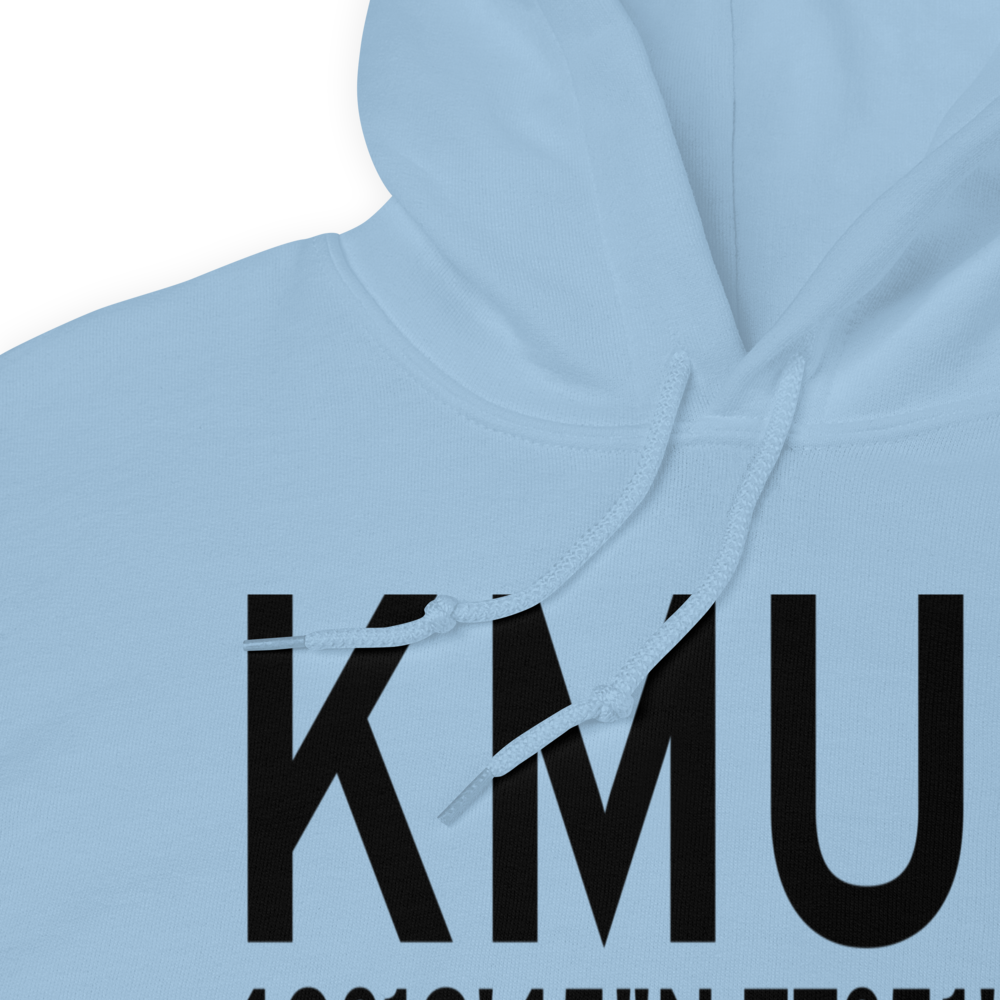 Huntingdon County Airport (KMUU) ICAO Hoodie Sweatshirt 