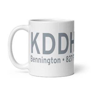 William H. Morse State Airport (KDDH) ICAO Mug