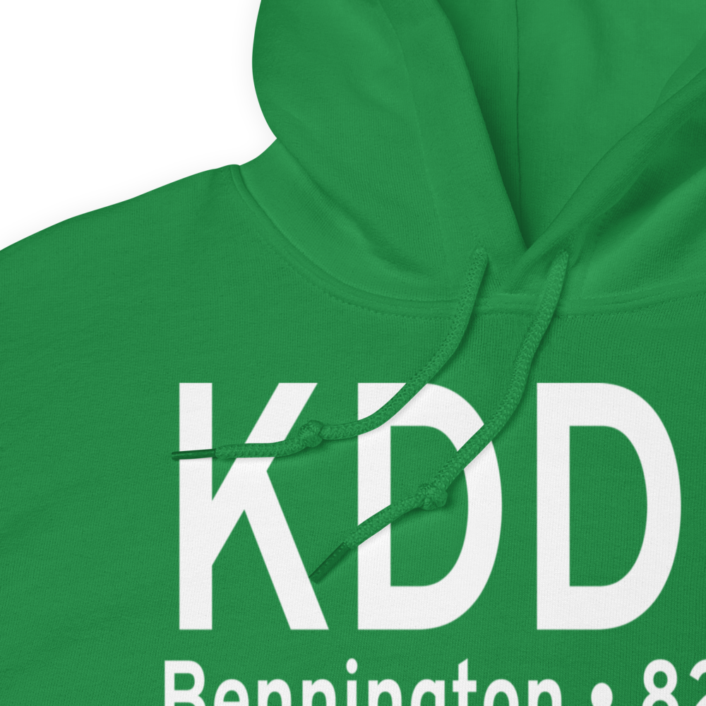 William H. Morse State Airport (KDDH) ICAO Hoodie Sweatshirt 