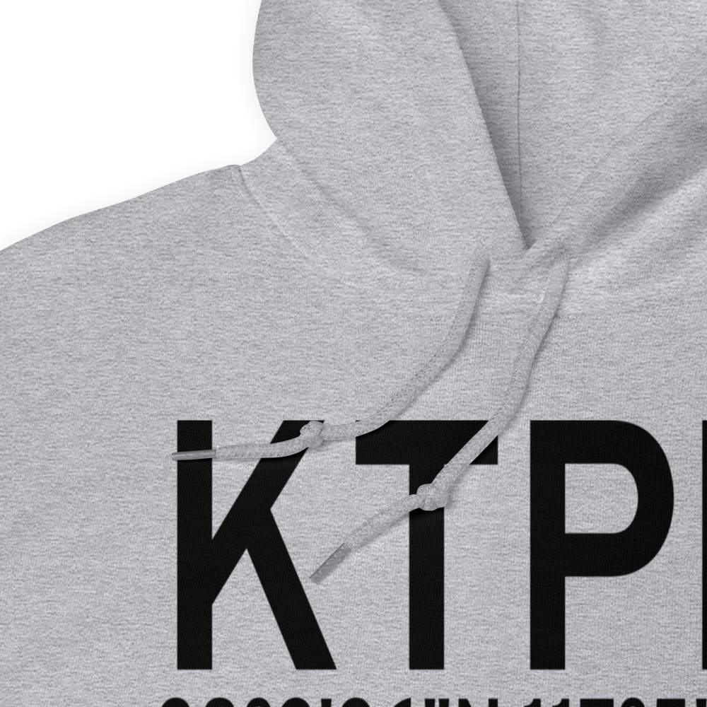 Tonopah Airport (KTPH) ICAO Hoodie Sweatshirt 