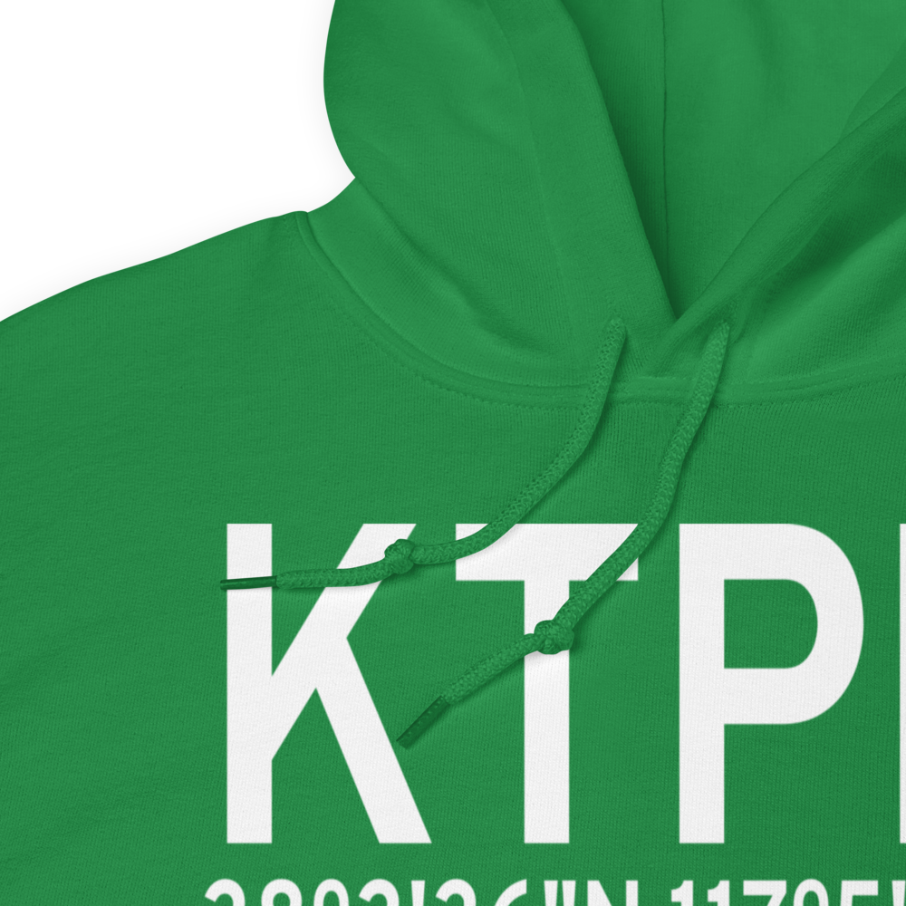 Tonopah Airport (KTPH) ICAO Hoodie Sweatshirt 