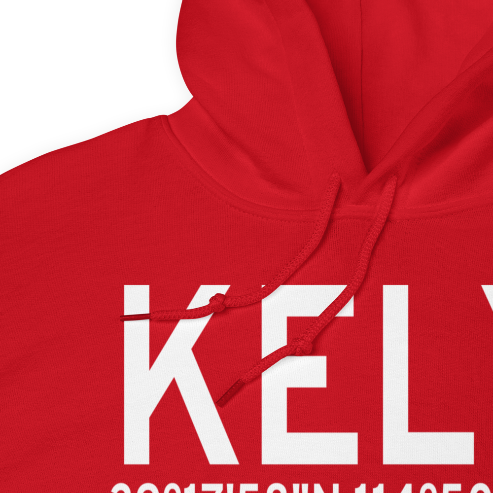 Ely Airport Yelland Field (KELY) ICAO Hoodie Sweatshirt 