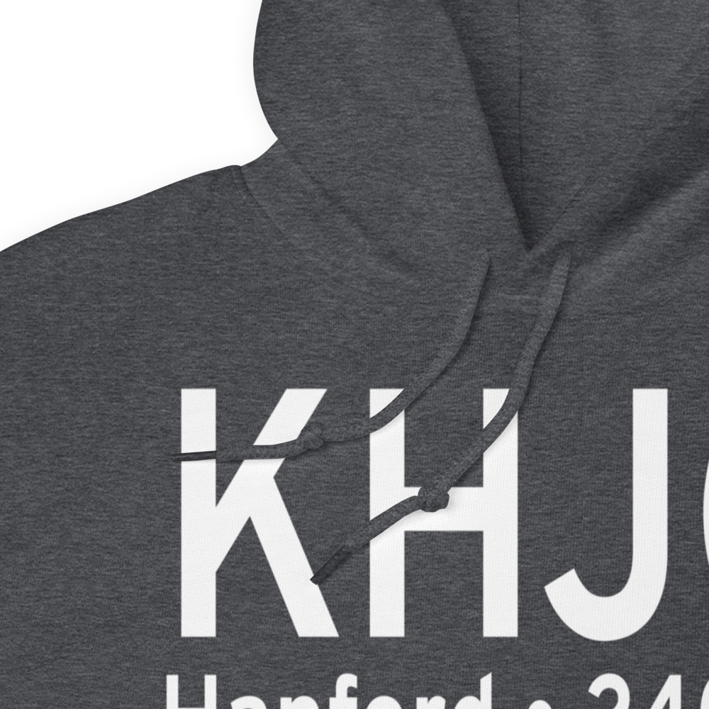 Hanford Municipal Airport (KHJO) ICAO Hoodie Sweatshirt 