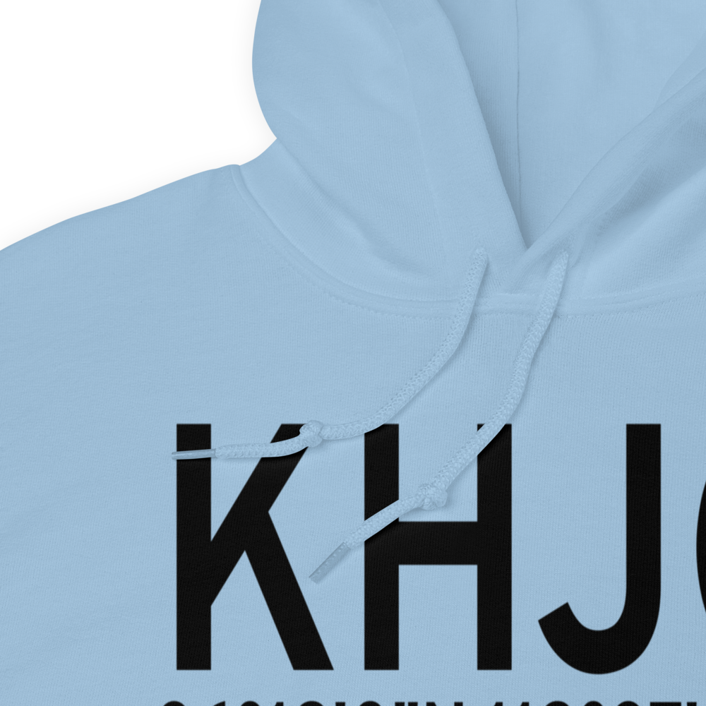 Hanford Municipal Airport (KHJO) ICAO Hoodie Sweatshirt 