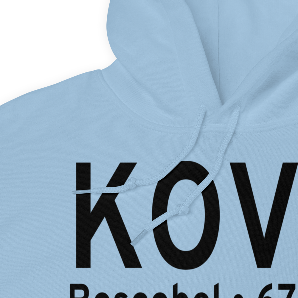 Boscobel Airport (KOVS) ICAO Hoodie Sweatshirt 