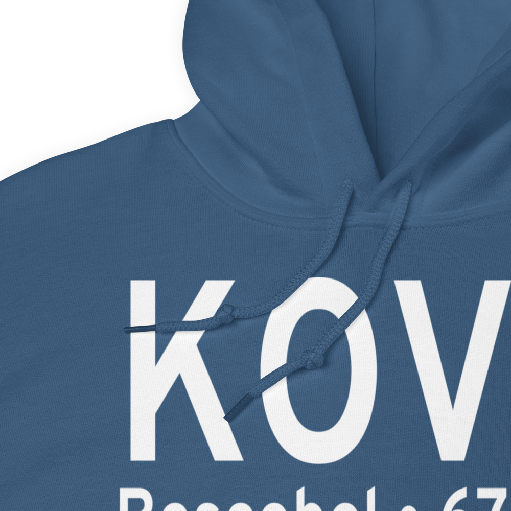 Boscobel Airport (KOVS) ICAO Hoodie Sweatshirt 
