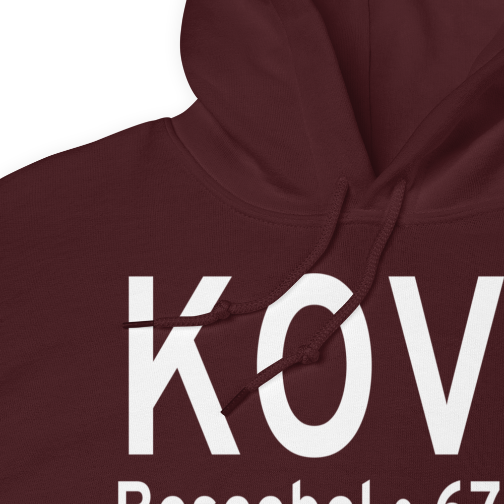 Boscobel Airport (KOVS) ICAO Hoodie Sweatshirt 