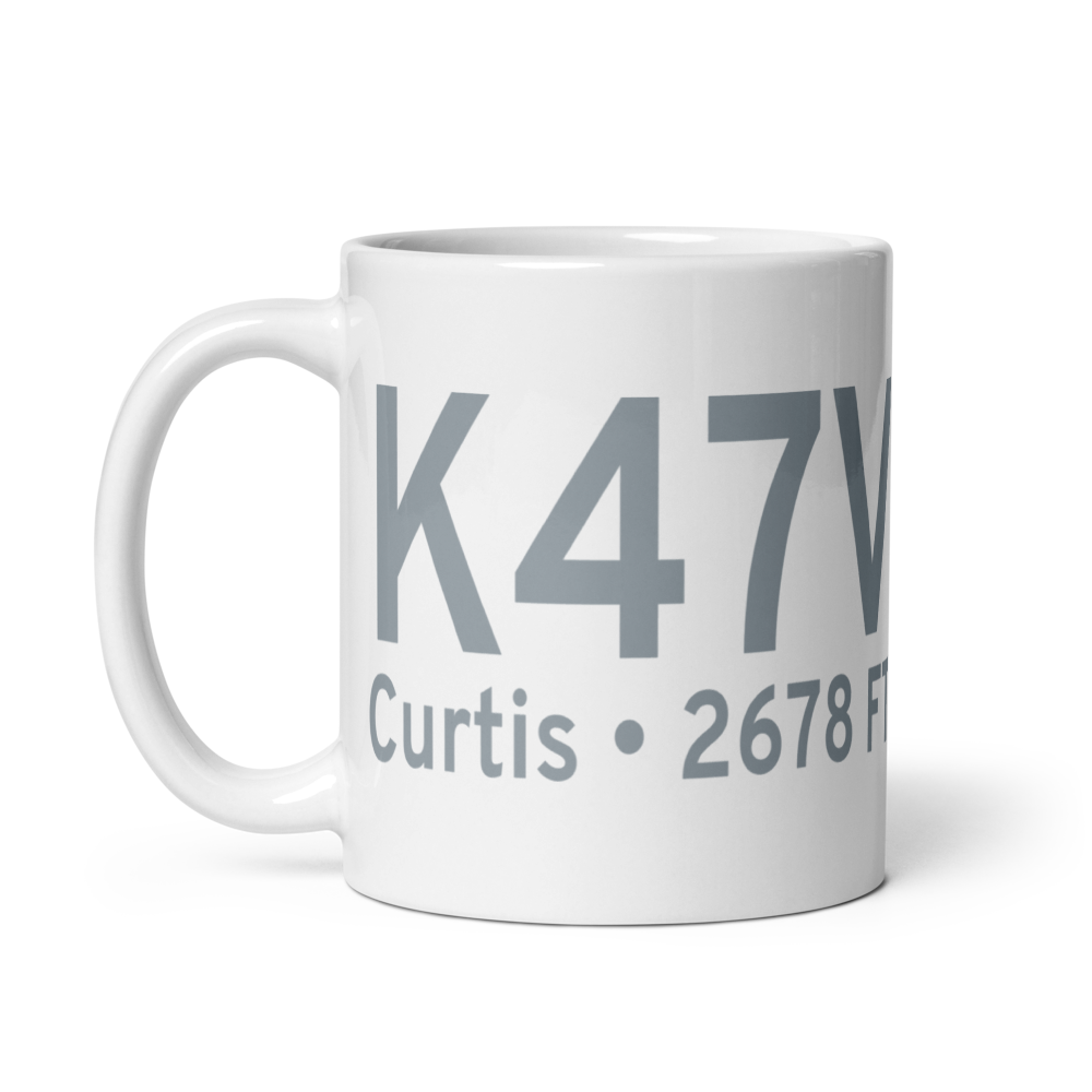 Curtis Municipal Airport (K47V) ICAO Mug 