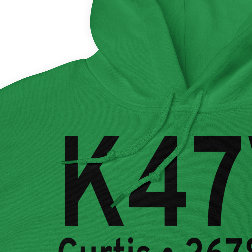 Curtis Municipal Airport (K47V) ICAO Hoodie Sweatshirt 