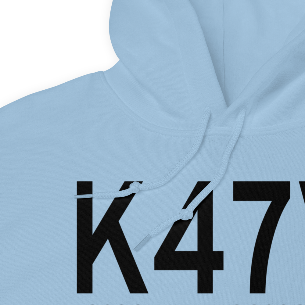 Curtis Municipal Airport (K47V) ICAO Hoodie Sweatshirt 