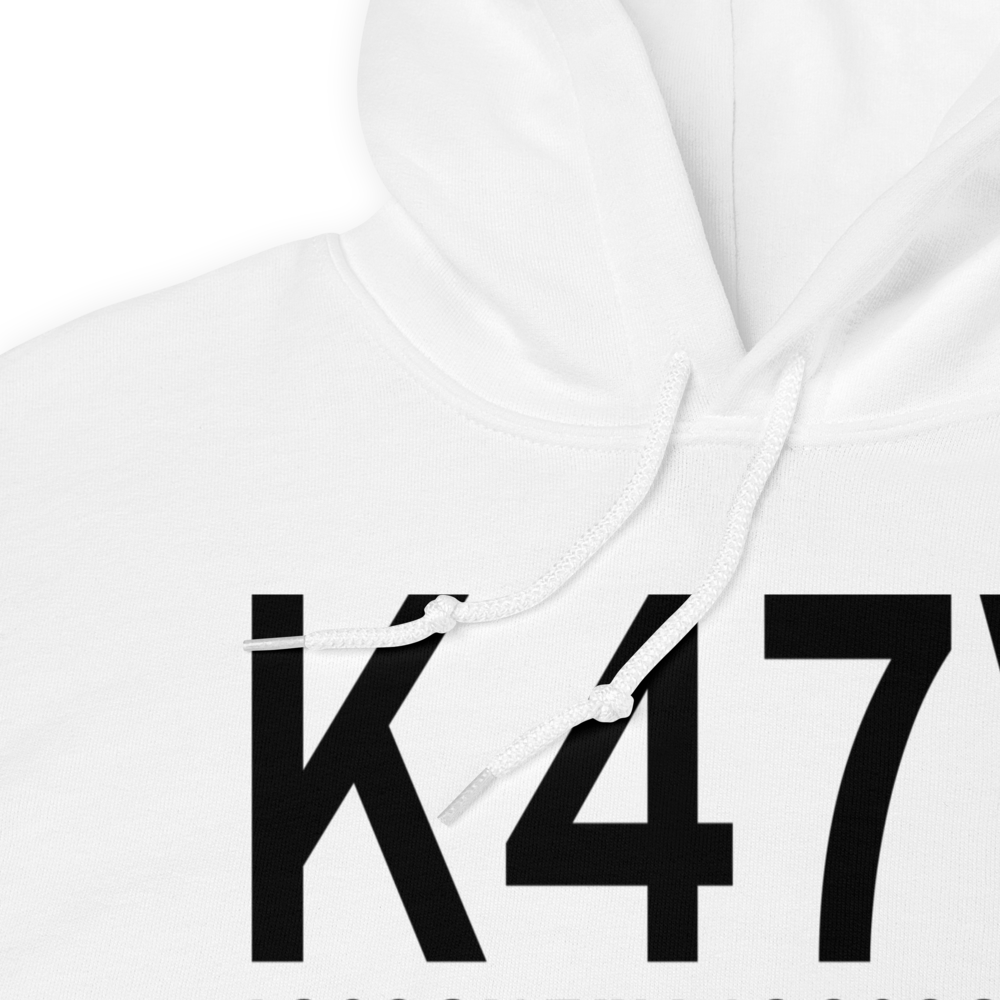 Curtis Municipal Airport (K47V) ICAO Hoodie Sweatshirt 