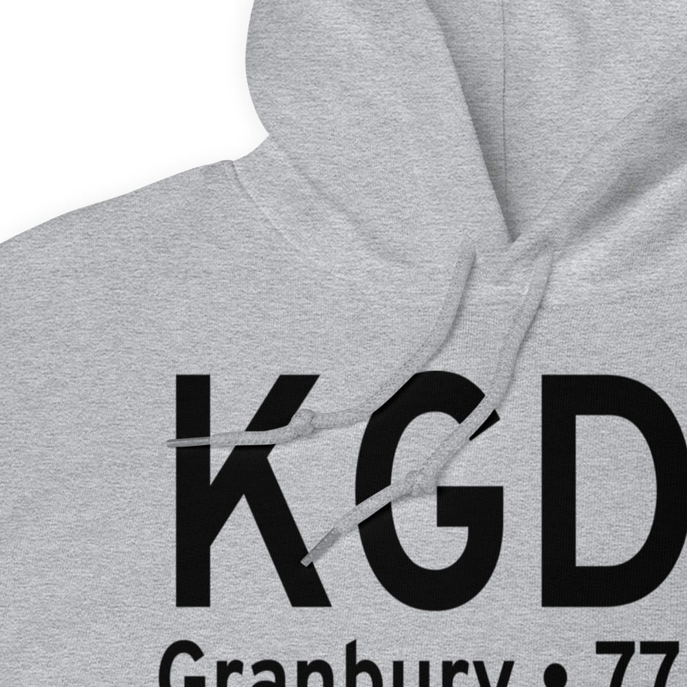 Granbury Regional Airport (KGDJ) ICAO Hoodie Sweatshirt 