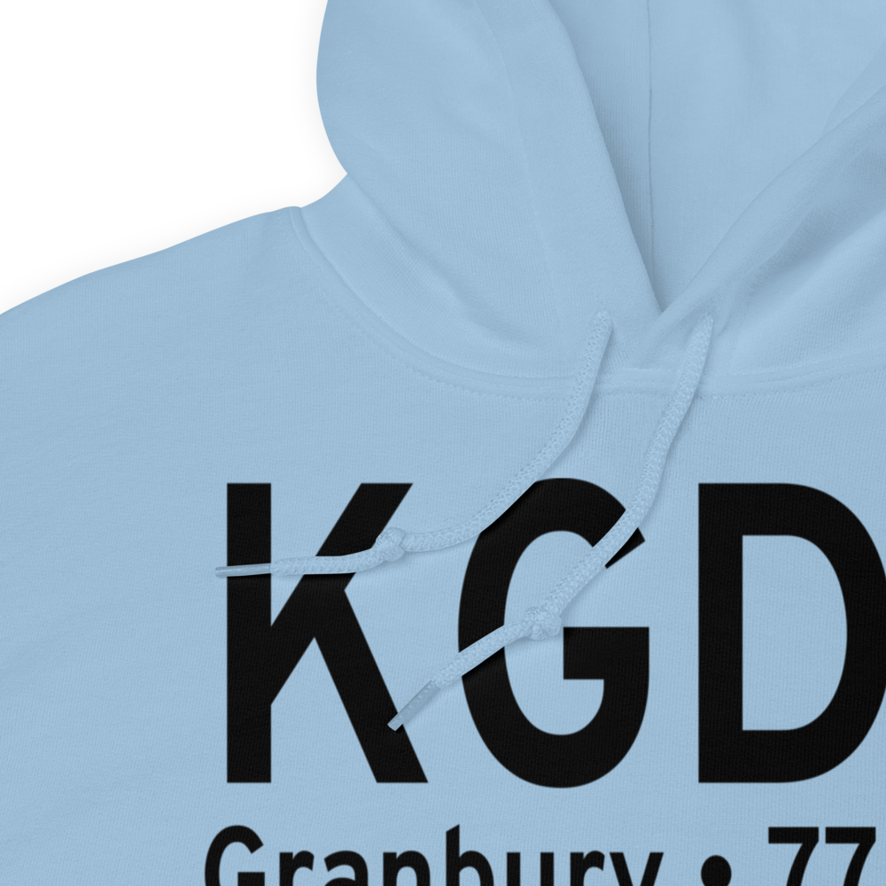 Granbury Regional Airport (KGDJ) ICAO Hoodie Sweatshirt 