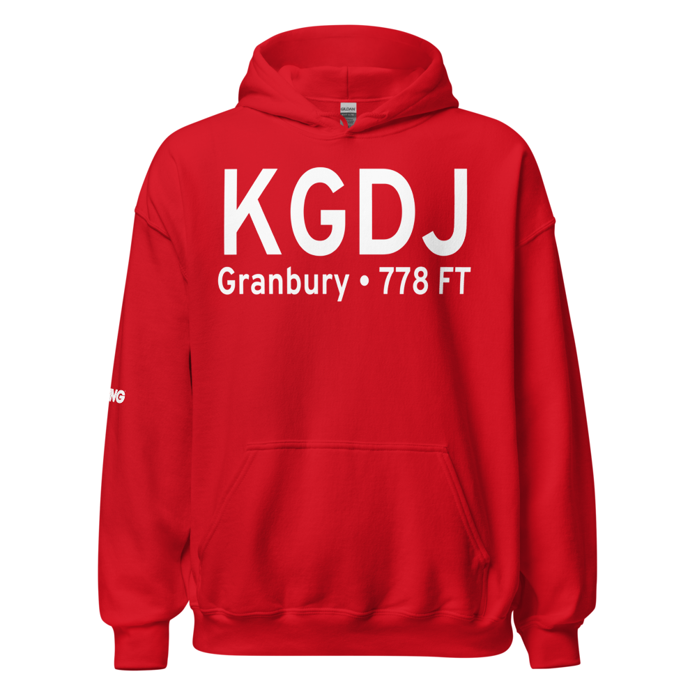 Granbury Regional Airport (KGDJ) ICAO Hoodie Sweatshirt 