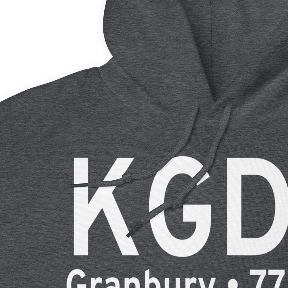 Granbury Regional Airport (KGDJ) ICAO Hoodie Sweatshirt 